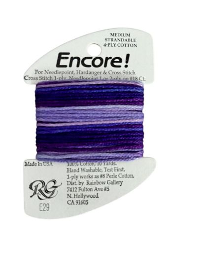 Picture of Rainbow Gallery   ENCORE E29 violets
