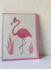 Picture of pink flamingo card bell boy card notecard
