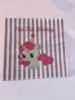Picture of 16 x hip hip hooray unicorn napkins stripy purple and white
