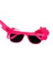 Picture of Tropical Hawaiian Sunglasses Pink Yellow Green New Fancy dress sunglasses