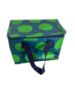 Picture of Insulated lunch bag Spotlight green on blue green spots