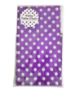 Picture of purple / blue  Polka Dot Table Cover Cloth Plastic PVC new 1.8m x 1.2m