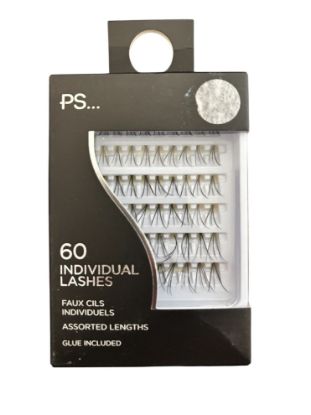 Picture of 60  x individual eye lashes false eyelashes assorted lengths