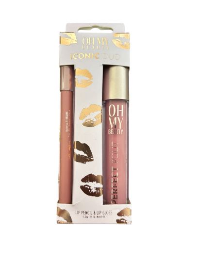 Picture of Lip Gloss & pencil duo Oh My Beauty Iconic Beauty Duo NEW Boxed
