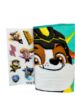 Picture of Paw Patrol Flannel Face Cloth Rubble approx 24 cm with stickers