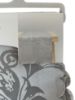 Picture of silver table runner scalloped edge 40 x 150 cm