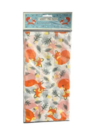 Picture of 30 x sheets Rusty The Fox Greaseproof paper food wrap NEW rusty the fox design