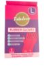 Picture of Fabulosa Pink Rubber Gloves Kitchen Washing Up gloves New L Large