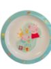 Picture of Peppa Pig plate NEW Plastic peppa pig plate NEW  blue Lets Eat design