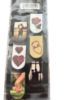 Picture of IF 2010 Magnetic Bookmarks 6 Mini-Marks Romance Novel Love Themed Page Tag