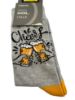 Picture of Men’s Novelty Socks Size 7-11 Cheers with Beers design fathers day socks NEW