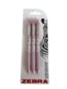Picture of 3 x Zebra Z-Grip Smooth Ballpoint Pens Rose Blush Boxed