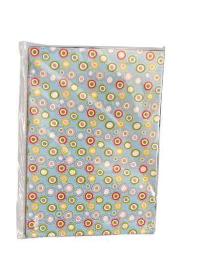 Picture of 10 sheets foiled gift wrap luxury GW008 geometric designs