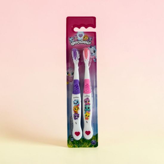 Picture of 2 x Hatchimals Toothbrush - 1 Twin Pack Manual Soft Dental Care