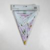 Picture of summer tropical fruit bunting pink and white stripy bunting 20 flags