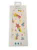 Picture of Paperchase Tissue Paper 3 sheet & 6 stickers shooting star design colourful NEW
