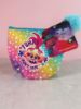 Picture of trolls pom pom make up bag funky hair don’t care