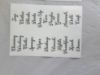 Picture of 44 x storage labels vinyl stickers tea, coffee etcherbs single letter decals vinyl labels 44 x storage
