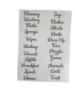 Picture of 44 x storage labels vinyl stickers tea, coffee etcherbs single letter decals vinyl labels 44 x storage