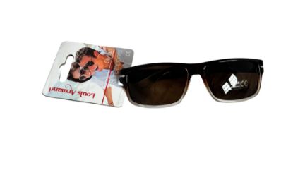 Picture of SUNGLASSES  SPORTS STYLE UV400 brown & clear pattern NEW