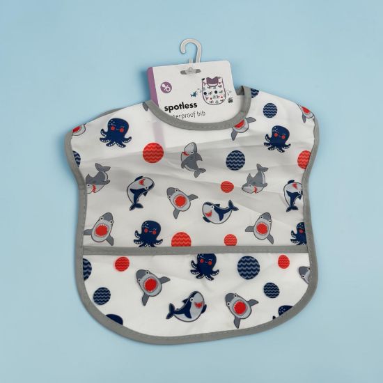 Picture of shark bib spotless waterproof Bib NEW Shark design