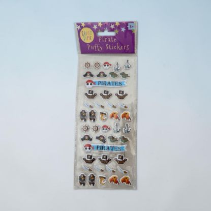 Picture of 44 x puffy pirate stickers NEW