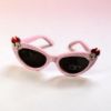 Picture of pink disney minnie mouse sunglasses minnie polka dot design M/L