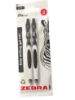 Picture of 2 x Zebra Ola Gel Pens Black and White Design Gel Ink NEW