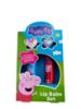 Picture of peppe pig  Lip balm set boxed gift 2lip balms with charm rings