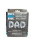 Picture of Silver 40cm DAD Letter Text Balloon - Father's Day Gift