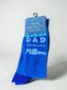 Picture of Father's Day Novelty Socks Size 7-11 Dad in a Million Design NEW