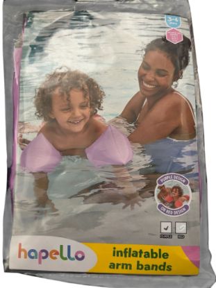 Picture of girls swimming armbands inflatable lilac armbands age 3-6 years
