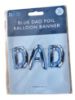 Picture of blue Fathers Day Birthday Dad Foil Balloon fathers day balloon
