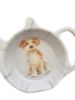 Picture of Tea Bag Tidy Holder Jack Russell Melamine Dish Rest dog  teabag holder