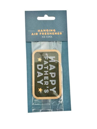 Picture of Happy Fathers day car air freshener gift for dad