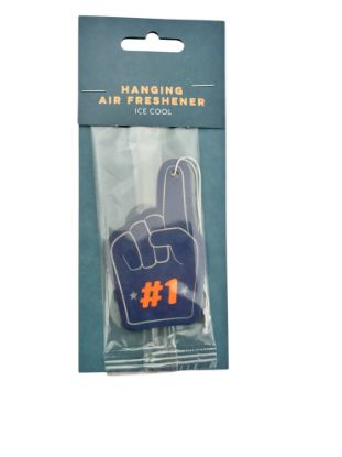 Picture of Fathers day car air freshener gift for dad #1   with pointy finger