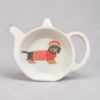 Picture of Tea Bag Tidy Holder Christmas Dachshund Melamine Dish Rest Christmas Sausage  dog  teabag tidy