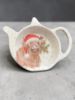 Picture of Tea Bag Tidy Holder Christmas Highland Cow Melamine Dish Rest Christmas highland cow design