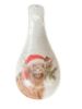 Picture of Christmas HIghland cow design Spoon Rest kitchen utensil Christmas Higland Cow in santa hat