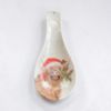 Picture of Christmas HIghland cow design Spoon Rest kitchen utensil Christmas Higland Cow in santa hat