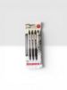 Picture of 3 x Zebra Black Z-Grip Smooth Ballpoint pens Retractable NEW