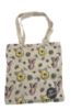 Picture of disney winnie the pooh and piglet canvas bag with daisies