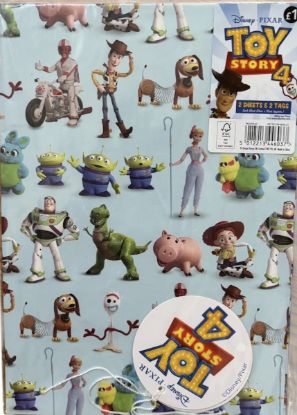 Picture of Toy Story Gift Wrap Toy story 4 wrapping paper and tags