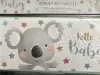 Picture of New Baby Money Wallet Greetings Card cute koala design Hello Baby with envelope