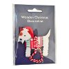 Picture of Dog Wooden tree Decoration Christmas Tree Scottie dog Christmas tree bauble NEW