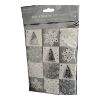 Picture of 24 x Christmas Gift Tags silver & White Self adhesive 3d Card tags NEW Lot 25