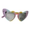 Picture of mirror rainbow heart girls sunglasses M/L  new