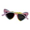 Picture of mirror rainbow heart girls sunglasses M/L  new