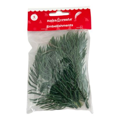 Picture of 4 x Christmas Pine Needle Embellishments: