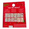 Picture of 500 x the grinch stickers christmas grinch stickers red booklet
